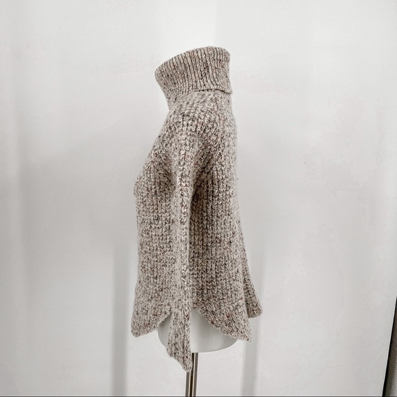 Free People Speckled Oversized Cowl Neck Sweater - Picture 5 of 8